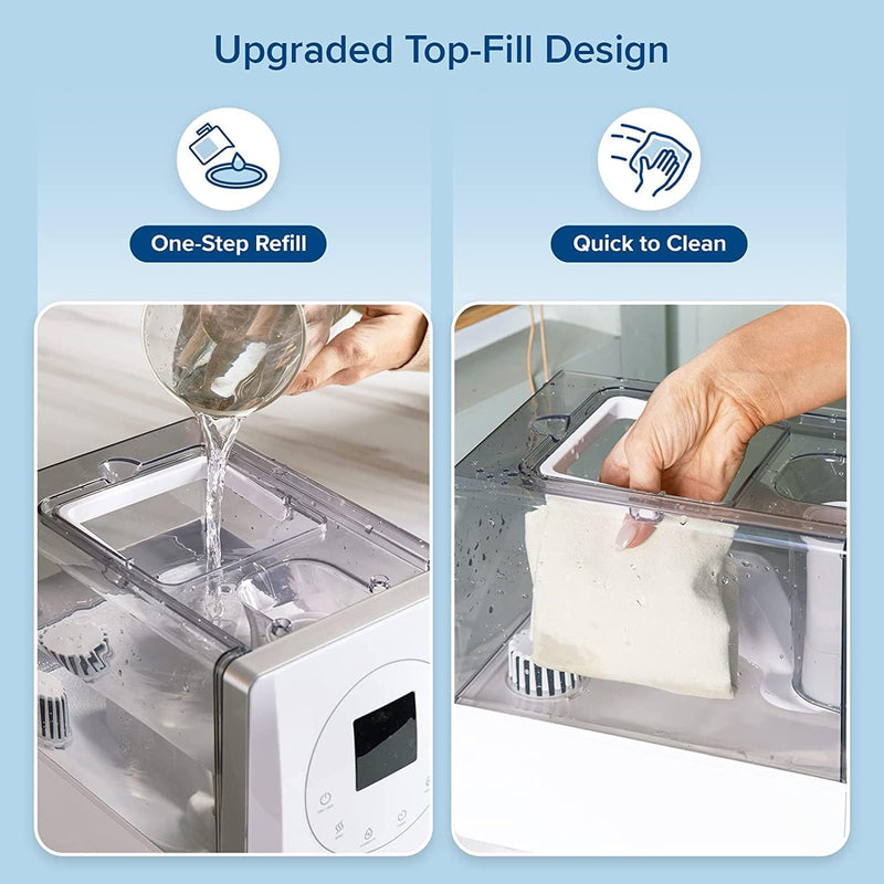 Smart Warm Cool Mist Humidifier 6L Top Fill