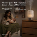 Smart Warm Cool Mist Humidifier 6L Top Fill