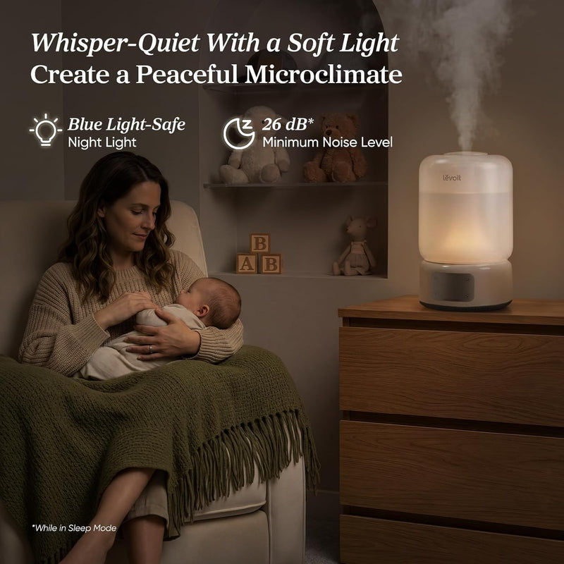 Smart Warm Cool Mist Humidifier 6L Top Fill
