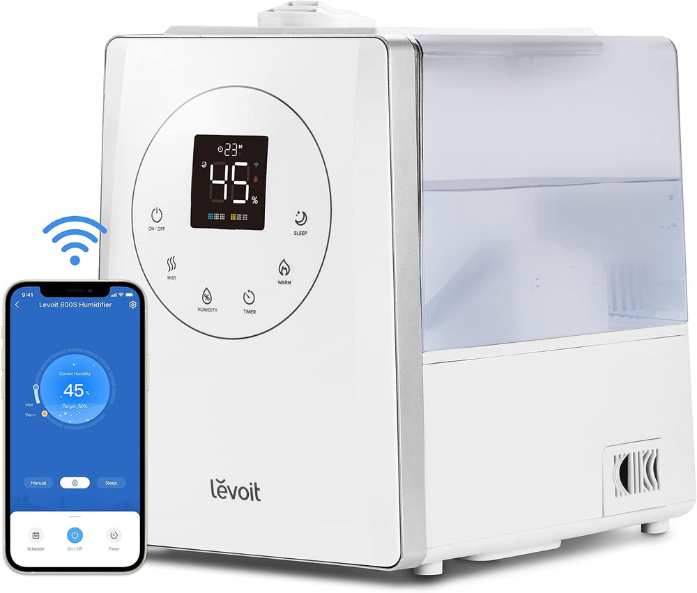 Smart Warm Cool Mist Humidifier 6L Top Fill