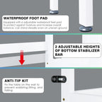 Smibuy Over the Toilet Storage with Drawers Large
