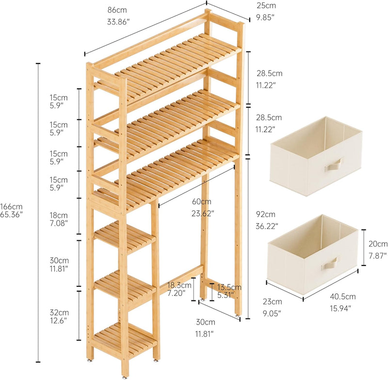 Over the Toilet Storage with Drawers Large Bathroom