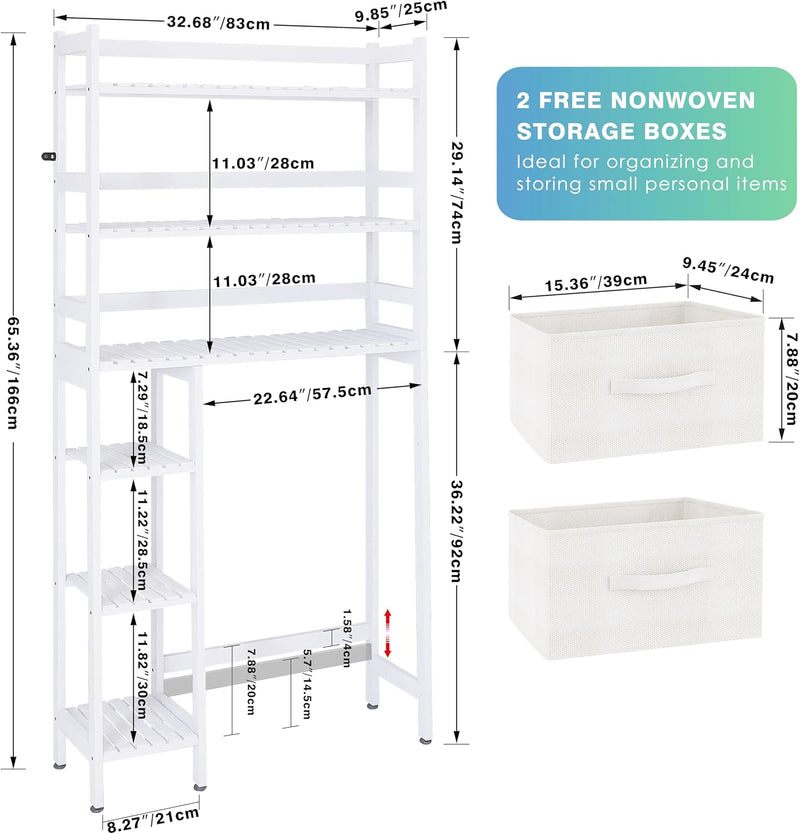 Over the Toilet Storage with Drawers Large Bathroom