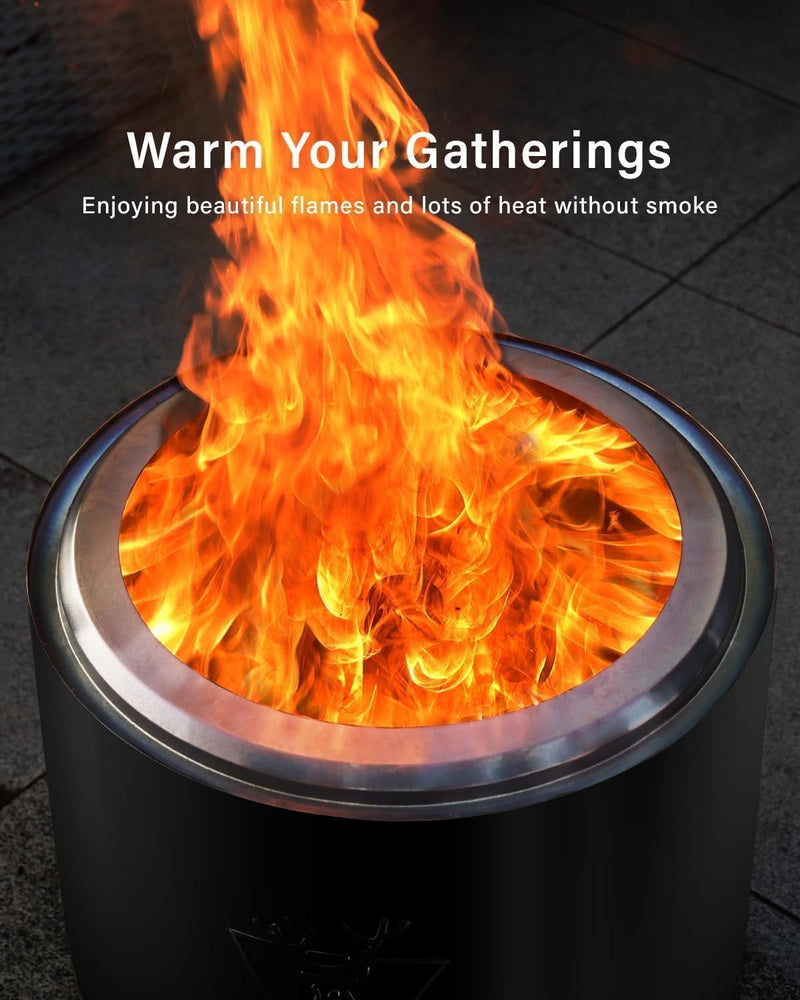 Smokeless Fire Pit Portable Safe Burning Fireplaces