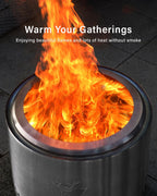 Smokeless Fire Pit Portable Safe Burning Fireplaces