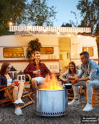 Smokeless Fire Pit Portable Safe Burning Fireplaces