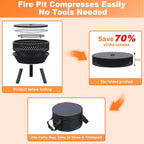 Smokeless Fire Pit with Poker