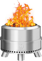 Smokeless Fire Pit with Poker