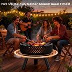 Smokeless Fire Pit with Poker