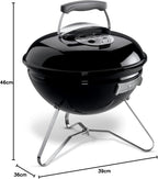 Smokey Joe Barbecue Portable Design Porcelain-Enamelled Lid Bowl