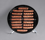 Smokey Joe Barbecue Portable Design Porcelain-Enamelled Lid Bowl