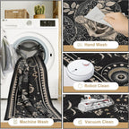 Snake Living Room Rug Washable Gothic Rugs