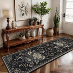 Snake Living Room Rug Washable Gothic Rugs