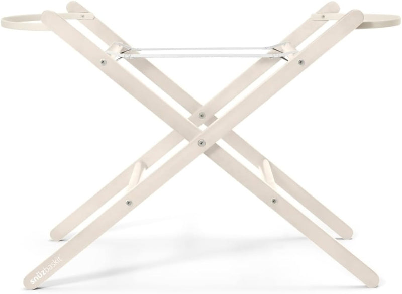 Snuzbaskit Moses Basket with Mattress Folding Stand Bundle