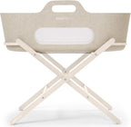 Snuzbaskit Moses Basket with Mattress Folding Stand Bundle