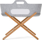 Snuzbaskit Moses Basket with Mattress Folding Stand Bundle