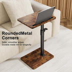 Sofa Armrest Tray Table for Couch Swivel Height