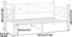 Sofa Bed Metal Daybed Frame with Headboard