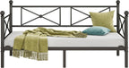 Sofa Bed Metal Daybed Frame with Headboard