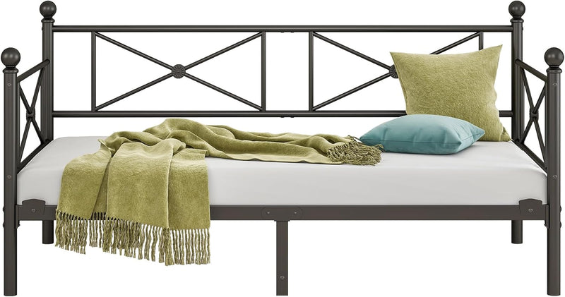 Sofa Bed Metal Daybed Frame with Headboard