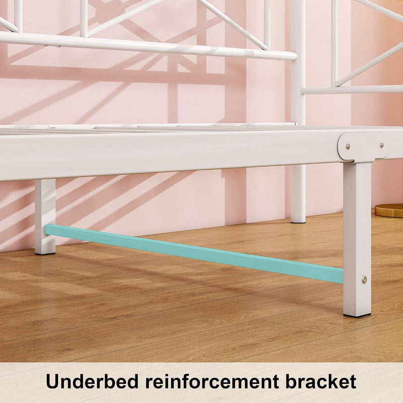 Sofa Bed Metal Daybed Frame with Headboard