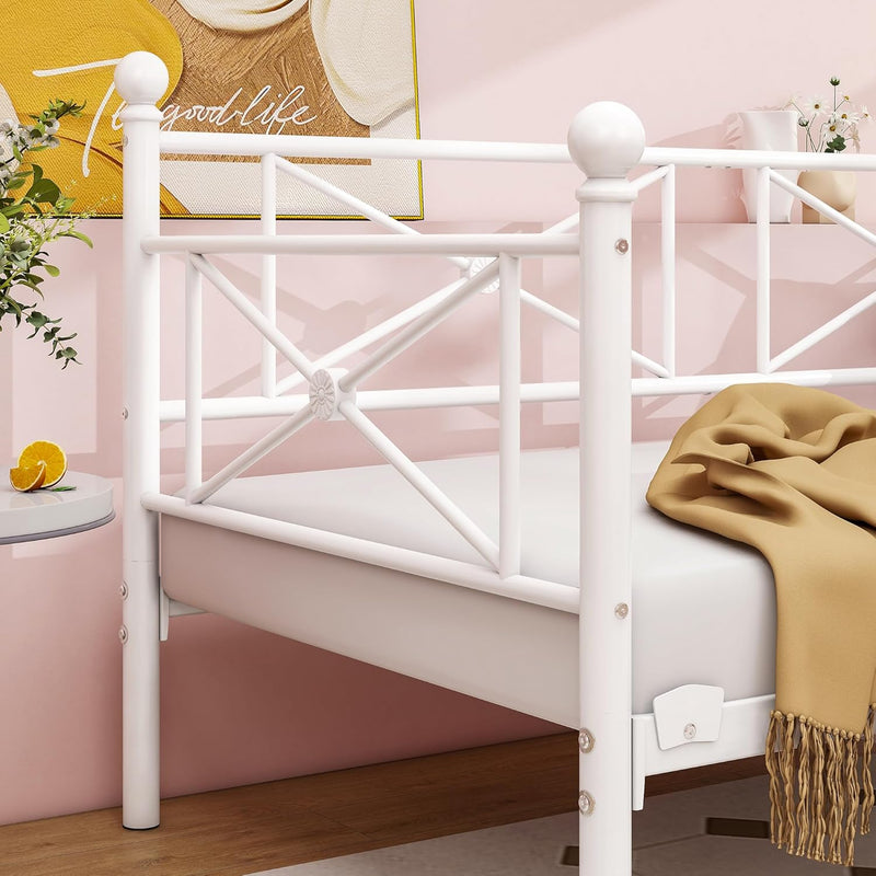 Sofa Bed Metal Daybed Frame with Headboard