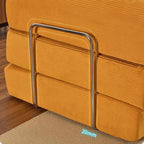 Sofa Convertible Floor Bed Sleeper Loveseat Corduroy Mattress