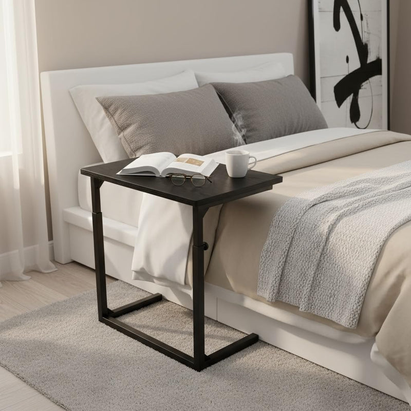 Sofa Side Table for Couch Bed Height Adjustable