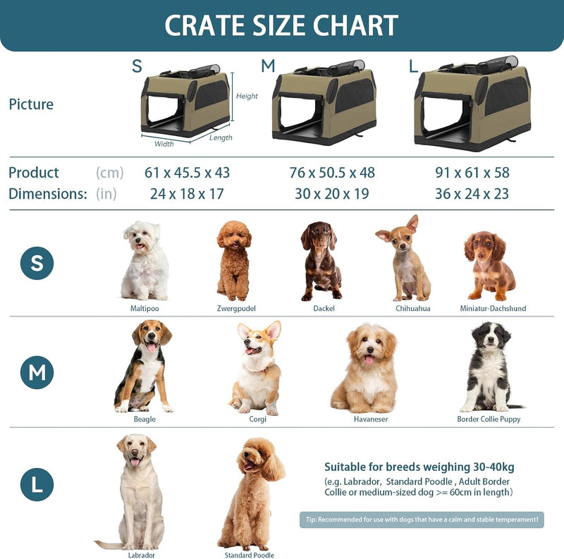 Soft Dog Crate for Small Dogs