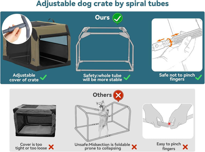 Soft Dog Crate for Small Dogs