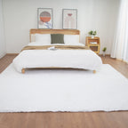 Soft Faux Rabbit Fur Rug Machine Washable