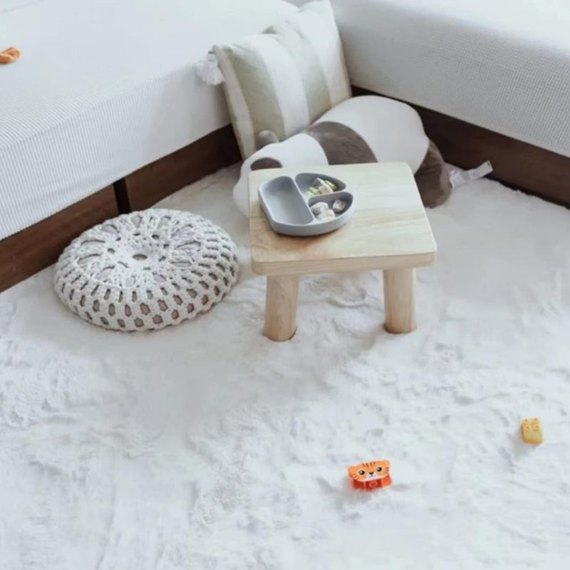 Soft Faux Rabbit Fur Rug Machine Washable