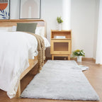 Soft Faux Rabbit Fur Rug Machine Washable