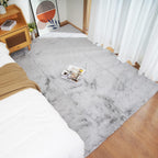 Soft Faux Rabbit Fur Rug Machine Washable