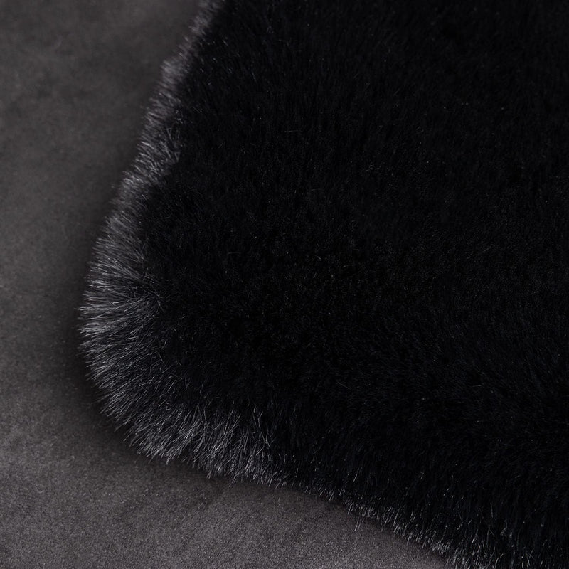 Soft Faux Rabbit Fur Rug Machine Washable