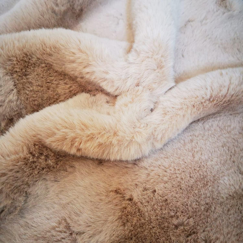 Soft Faux Rabbit Fur Rug Machine Washable