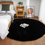 Soft Faux Rabbit Fur Rug Machine Washable