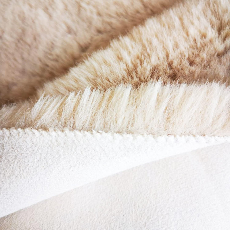 Soft Faux Rabbit Fur Rug Machine Washable