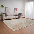 Soft Faux Rabbit Fur Rug Machine Washable