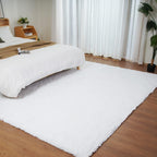 Soft Faux Rabbit Fur Rug Machine Washable