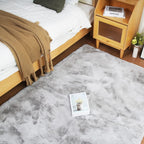 Soft Faux Rabbit Fur Rug Machine Washable