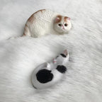 Faux Rabbit Fur Round Rug 3FT Rugs