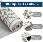 Soft Large Floral Rug Washable Non-Slip