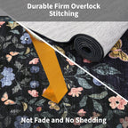 Soft Large Floral Rug Washable Non-Slip