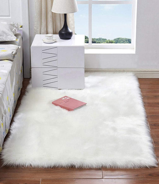 Soft Rug Fluffy Faux Fur Large Sheepskin Rugs
