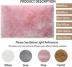 Soft Rug Fluffy Faux Fur Large Sheepskin Rugs