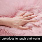 Soft Rug Fluffy Faux Fur Large Sheepskin Rugs