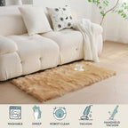 Soft Rug Fluffy Faux Fur Large Sheepskin Rugs