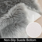 Soft Rug Fluffy Faux Fur Large Sheepskin Rugs