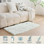 Soft Rug Fluffy Faux Fur Large Sheepskin Rugs